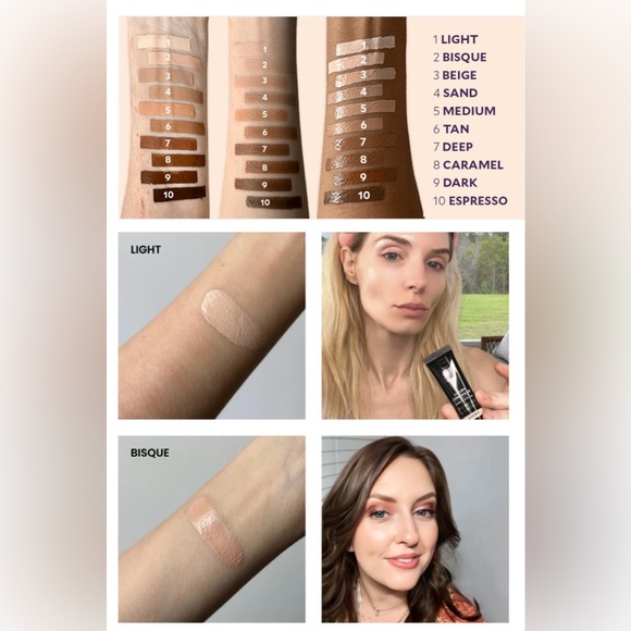 Fiera Luxury Concealer in BISQUE - Creaseless Full Coverage - Picture 6 of 6